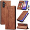 Jasonyu Coque pour Samsung Galaxy A54 5G, Housse Etui en Cuir PU Portefeuille [Antichoc] [Magnétique] [Porte Cartes] [Stand Fonction] Flip Coque (Brun)