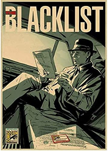 Poster The Blacklist Classic Movie Poster, Wandkunst, Bilder, Leinwand, Malerei, Poster Und Drucke, Heimdekoration 50X70Cm Kein Rahmen