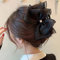 Schwarze Tüllschleife Haarklammer Groß Haarspangen Damen Hair Clip Chiffon Schleife Haarkralle Haarklammern Mädchen Strasssteine Haarspange Haarclips Hair Claw Clip Hair Accessories Women Hair Clips