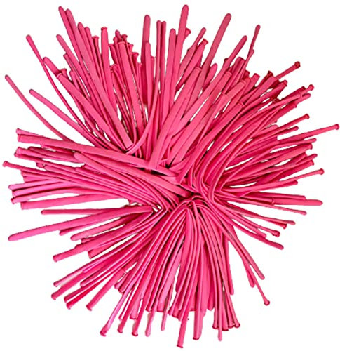 Pink Magic Balloons - 260q Twisting Animal Balloons for Art Craft Kids Birthday Wedding Clown Decoration - 25 Pack