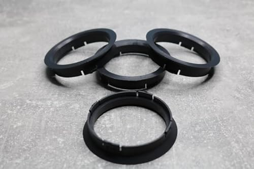 Zentrierringe Distanzringe 63,3 mm x 56,1 mm dunkelgrau für Alufelgen