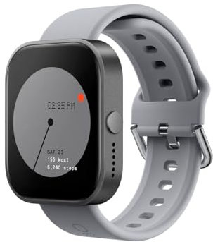 CMF BY NOTHING Watch Pro Reloj Inteligente Hombre Mujerr, 1.96 Smartwatch Hombre Smartwatch con Llamadas Bluetooth 110 Modos Deportivos Impermeable IP68 Monitor de Sueño para Android iOS Gris