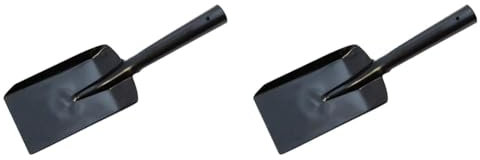 Silverline - Kohlenschaufel 110 mm (633718) (Packung mit 2) Schwarz
