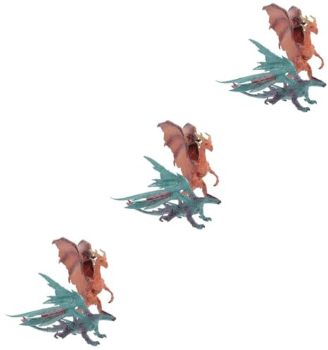 Alipis 6 STK Drachenspielzeug Drachenfigur Drachenornamente playmobile Drachen zabawki stymulujące rozwój Kinderspielzeug Modelle Drachenstatue Drachenmodell fest schmücken Plastik