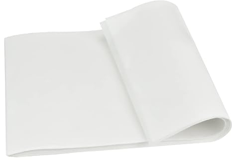 100 Blatt Brotpapier Weiß, 33 x 23cm Käsepapier Wasserdicht und Öl Wachspapier für Lebensmittel Deli Papierblätter Fettdichtes Papier Butterbrotpapier