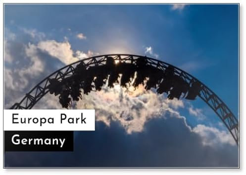 Kühlschrankmagnet Achterbahn im Europa Park Deutschland