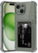 ÁRBOLORO Hülle für iPhone 15 mit Kartenfäch Transparent Silikon TPU Handyhülle Ultra Dünn Weiche Stoßfest Flexibel Handy Tasche Bumper Case für iPhone 15, Schwarz