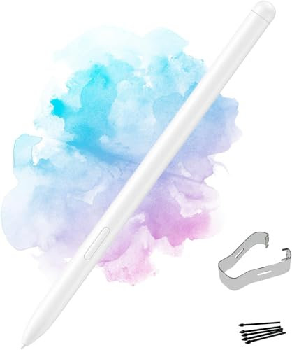 (Beige) Galaxy Tab S9 FE S Pen Remplacement pour Samsung Galaxy Tab S9 FE/ S9 FE+/S9 FE + Stylet avec Pointes gratuites