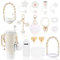 LUOJINYI Stanley Cup Accessories, accessoire stanley cup,stanley quencher accessoire pour Coupe Stanley, Accessoires pour Coupe Stanley 800 ML - 1100 ML (Les Tasses ne Sont Pas Incluses) (blanc)