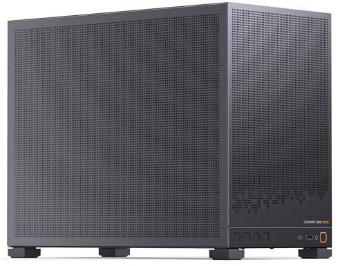 Jonsbo D32 STD Mesh Case PC Nero | Mini Case per Micro-ATX, compatibile con Back-Connect, forte flusso d'aria, compatto e elegante per build da gaming