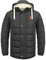 Blend BHFrederic Herren Winterjacke Steppjacke Jacke gefüttert mit Abnehmbarer Kapuze Kordelzug Knöpfen Eingrifftaschen Regular fit, Größe:L, Farbe:Phantom Grey (70010)