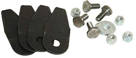 Hayter Set Of 4 Blade Tips And Bolts Set FitsHayterette And Condor Lawnmower