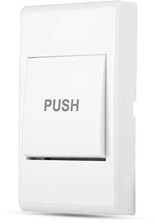 Dioche Bouton poussoir de sortie de porte, bouton-poussoir de déverrouillage de pour maisons, hôtels, hôtels, écoles, portes creuses, installations murales