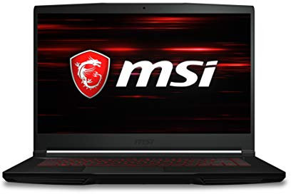 MSI GF63 THIN 9RCX-818 15.6 Gaming Laptop, Slim Bezel, Intel Core i7-9750H, NVIDIA GeForce GTX 1050 Ti, 8GB, 256GB NVMe SSD