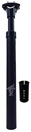 XUJINGJIE Fahrrad Sattelstütze Aluminium Sattelstütze Gefedert Rennrad Sattelstütze Sattelrohr27.2/28.6/30.0/30.4/30.8/31.6 * 350mm,B,30mm