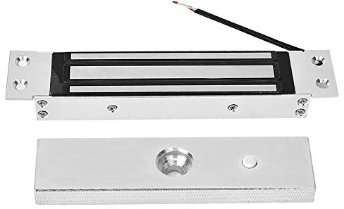 Demeras Korrosionsschutz Wasserdichtes elektrisches Magnetschloss 180 kg Haltekraft f¨¹r Zugangskontrollt¨¹r 12V Silber f¨¹r Holzt¨¹r Glast¨¹r Metallt¨¹r