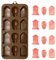 ALLY-MAGIC Halloween Silicone Skull Ice Cube Moulds Candy Molds Fondant Moulds Y6-WSTPMJ (Skeletons)