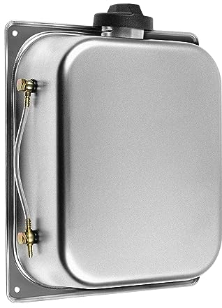 MaxEarn 7L Benzintank Edelstahl, Kraftstofftank Rostfreier, Universal Diesel Heizungs Kraftstofftank für Webasto Eberspacher Traktor LKW Auto Standheizung