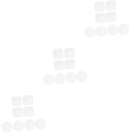 minkissy 24piezas Paletas Para Extensión De Pestañas Soporte Transparente Para Cejas Herramientas De Belleza Para Uso Profesional y Personal