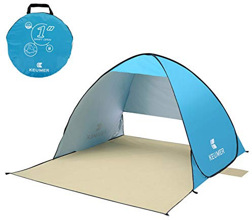 Hyexu uv protection beach tent camping tent beach tent pop up automatic beach tent pop up beach tent beach sun shade 70.9x59x43.3 Inch Automatic Instant Pop Up Beach Tent Anti UV Sun