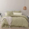 Gezu Housse de Couette 220x240 Beige Kaki Couleur Unie Modern Toucher Coton Parure de Lit Adulte 2 Personnes Plus Doux et Plus Confortable Linge de Lit 1 Taie d'oreiller 65x65cm avec Fermeture Eclair