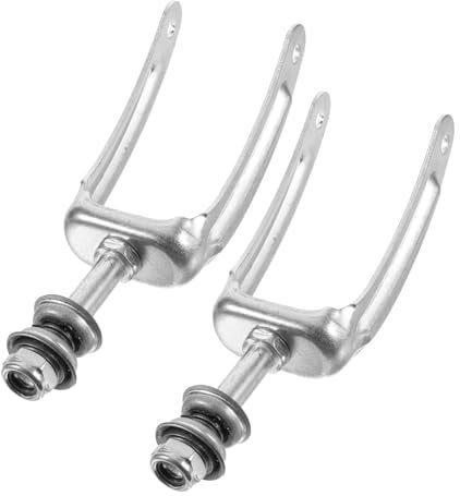 COLLBATH Rollstuhl Vorderachse Ersatzhalterung Aus Stahl Mit Kugellager Für Elektro Und Manuellen Rollstuhl Leichte Montage Langlebig Und Kompatibel