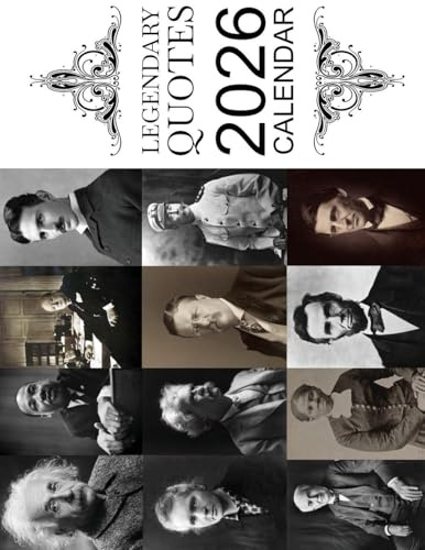 Legendary Quotes 2026 Calendar