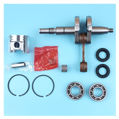 Cuscinetti albero motore Kit guarnizioni pistone 38mm for motosega STIHL 018 MS180 MS 180 con anelli di sicurezza Pin ad aghi