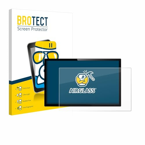 brotect Écran Verre pour Displays 15.6 (39.6 cm) [345x194 mm, 16:9] | Clair Protection d'écran Made in Germany PC à écran tactile Film Protecteur Vitre 9H Anti-Rayures Transparent