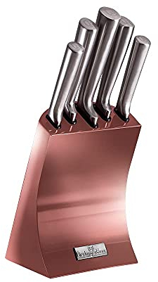 6 Tlg. Messerset Küchenmesser-Set BERLINGER HAUS Rose Gold BH-2447