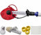 Tidyard Vollautomatische Poolreiniger Bodensauger Pools Boden Reiniger Cleaner Reinigungsmaschine Saugschlauch: 10 x 0,8,Pumpenleistung: 0,5HP -1,5HP