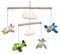 SIGIKID 42535 Mobile Flugzeuge Hangons Mädchen und Jungen Babyspielzeug empfohlen ab Geburt mehrfarbig