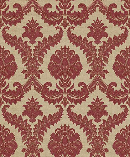 23608 - Italian Classics 4 Damask Red Galerie Wallpaper