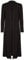Ladies Maxi Long Length Boyfriend Cardigan Collared Top Long Full Sleeve Floaty (Black, 24-26)