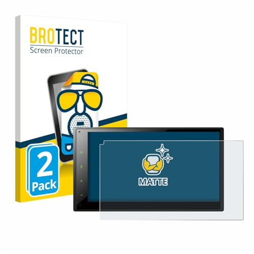 BROTECT Schutzfolie für Pioneer SPH-DA160DAB | 2 Stück Entspiegelnder Displayschutz Made in Germany Matte Displayschutz-Folie Anti-Reflex Anti-Fingerprint Einfache Montage