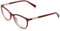 LONGCHAMP Damen LO2695 Sonnenbrille, GRADIENT BURGUDY PINK, 53