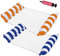 MENOLA Amaca lit Pliant Gonflable Plage Chaise pour Adultes Piscine d'été Mer (Bleu foncé, Orange)