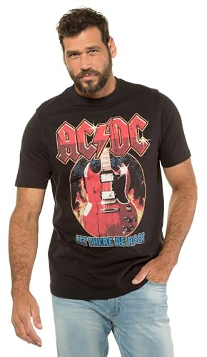 JP 1880 Herren T-Shirt Ac/DC T-Shirt (1er Pack)