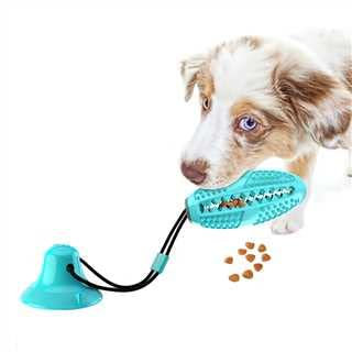 NAMSAN Jouet à mâcher avec ventouse pour chien - Jouet interactif à mâcher pour chien - Bleu