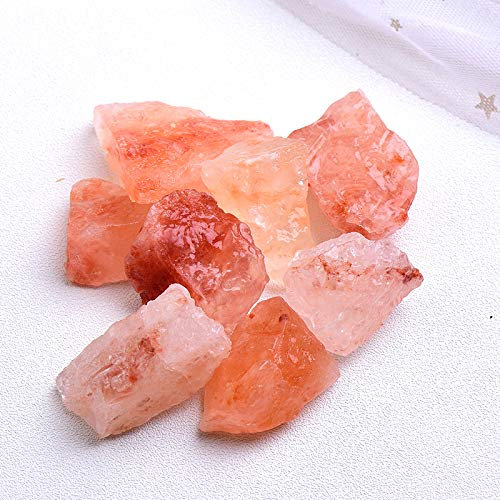 50 g/100 g - Taille 10-30 mm - Pierre minérale naturelle de sel d'orange - Pour réparation de gravier - Pierre minérale - Décoration d'intérieur - Aquarium - 50 g