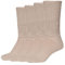 Camano Unisex Diabetikersocken 4er Pack 35/38 sand
