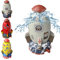 Rocket Wassersprinkler Kinder Outdoor,Wassersprinkler, Water Rocket Sprinkler,Wasserspielzeug Garten,Rasensprenger Kinder,Outdoor Wasserspielzeug Sprinkler für Kinder Raketenform