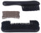 Billard-Billardtisch- und Schienen-Bürsten-Set, Reinigung Dirt Queue Tuch-Reiniger Billardtisch-Bürsten-Set Holzgriff Milde Textur Praktisch für Zuhause (Schwarz)