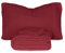 Morbidissimi Set Lenzuola Completo Letto in Pile Coral Tinta Unita, Termico, Morbido, Caldo per Letto Matrimoniale Bordeaux