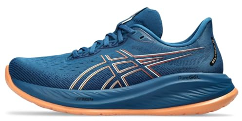 ASICS Gel-Cumulus 26 Herren-Sneaker, Rich Navy/Faded Orange, 44 EU
