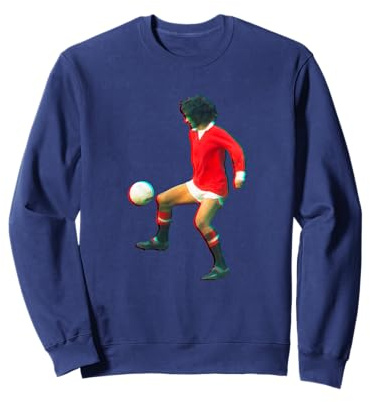 George Best Playing With Manchester United World Cup Sweatshirt