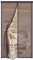 Moustiquaire Porte Fenetre Aimantée Magnétique 90x210cm,Rideau de Porte Antimoustique,Moustiquaire Porte Magnétique, Sans Perçage, Fermeture Automatique,pour Portes de Multi Types,Marron