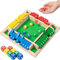 sizzlepop Shut The Box, Brettspiel aus Holz, Shut The Box Spiel, für 1–4 Spieler – Klappbrett WüRfelspiel für Zuhause, Party Oder Bar
