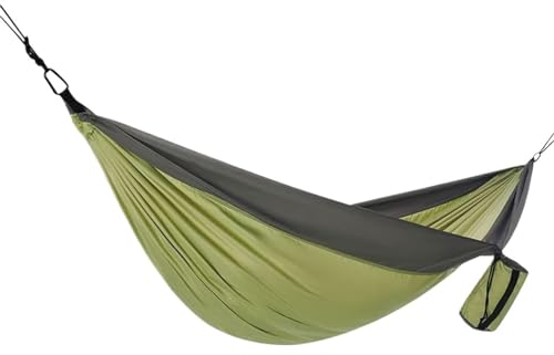 Hängematte Outdoor Camping Essentials, 290 X 180 cm, Leichte, Tragbare Doppel- Und Einzelhängematte Mit Baumgurten, Campingausrüstung Für Draußen Camping Hängematte(Color:C)