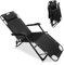 Royalford Folding Camping Chair for Adults, Portable Reclining Camp Chair - Adjustable Backrest with Neck Support Reclining Outdoor Sun Lounger - Relaxer Chair for Patio Decking Gardens Camping